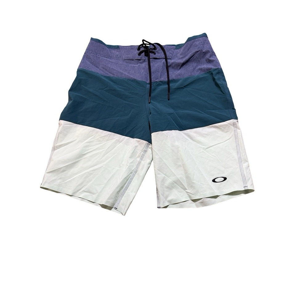 Oakley Ozaki Block 21" Boardshort - Dark Blue/Med HTR - NWT - Sz 30 - $65